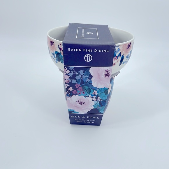 Eaton Fine Dining Floral Mug/Bowl Set - Picture 2 of 3